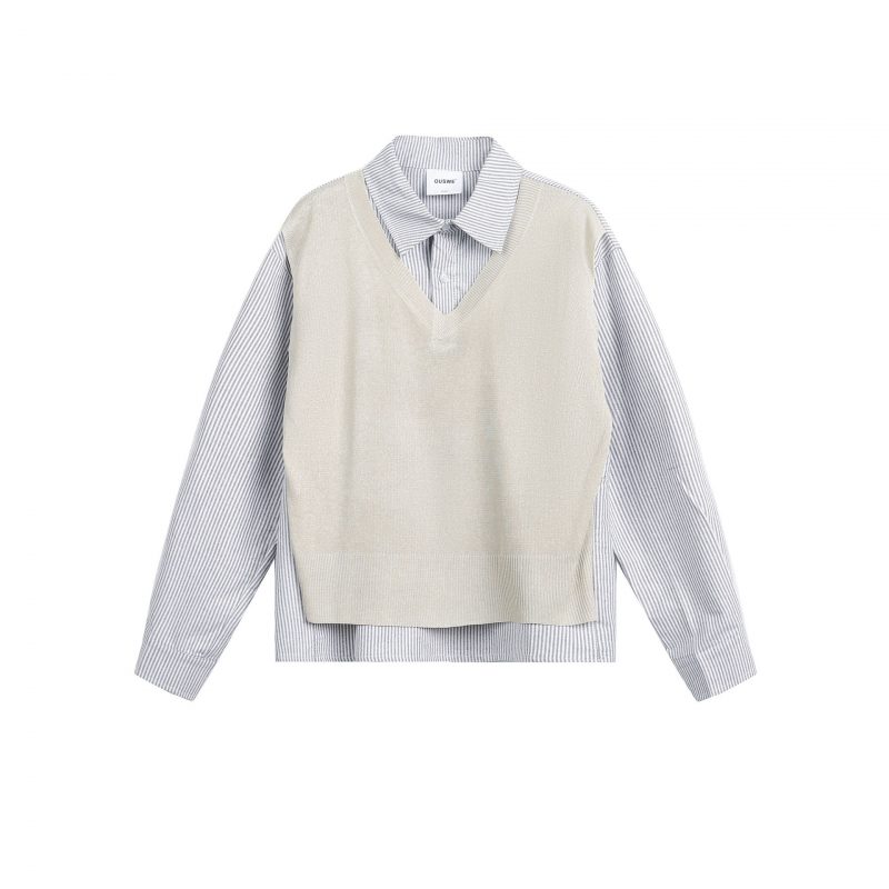 Fake Two-Piece Shirt