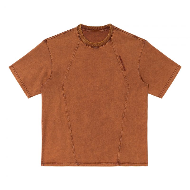 Washed Panelled T-shirt