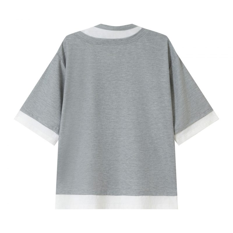 Alternative view of Fake Two Pieces T-Shirt