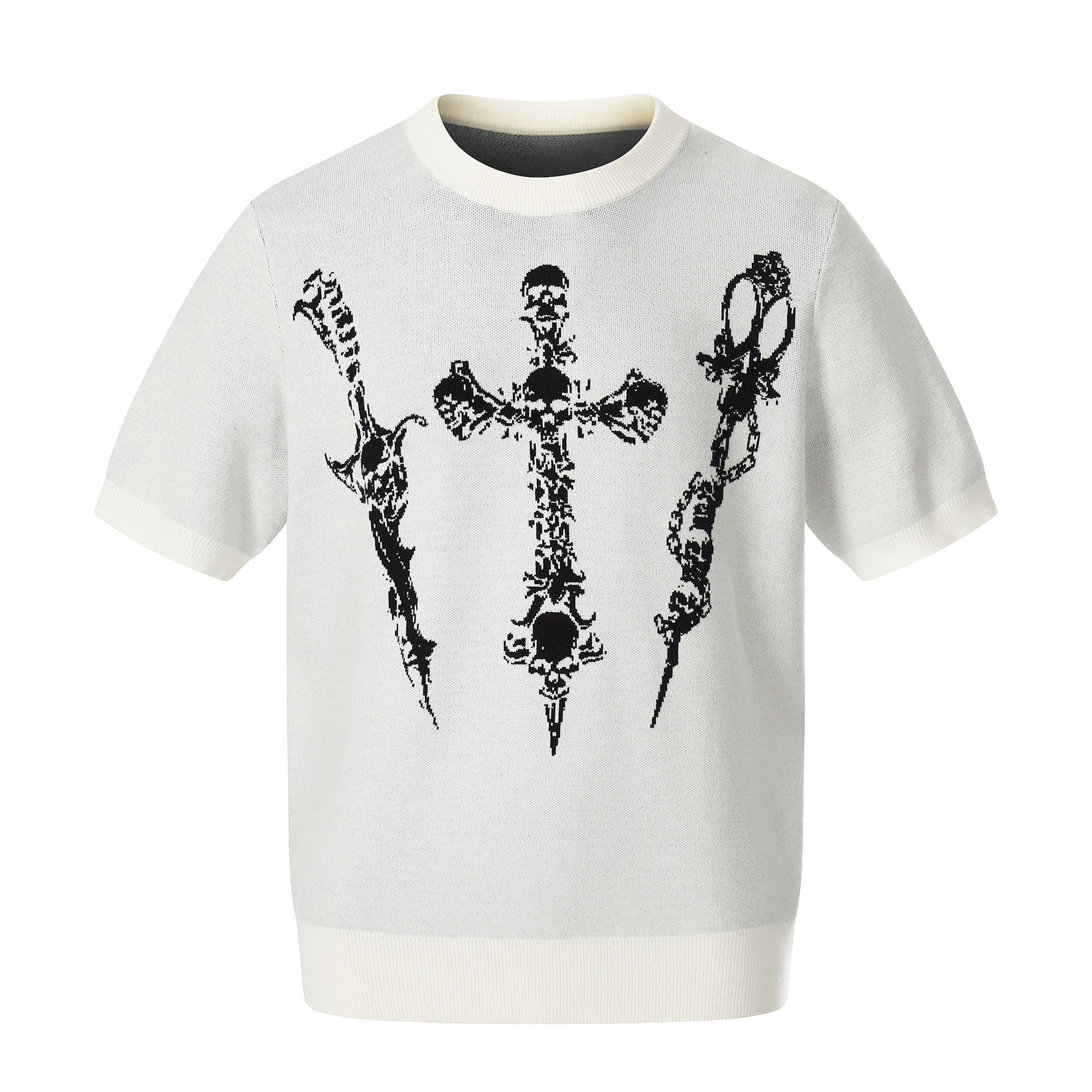 Graphic Knitting T-Shirt