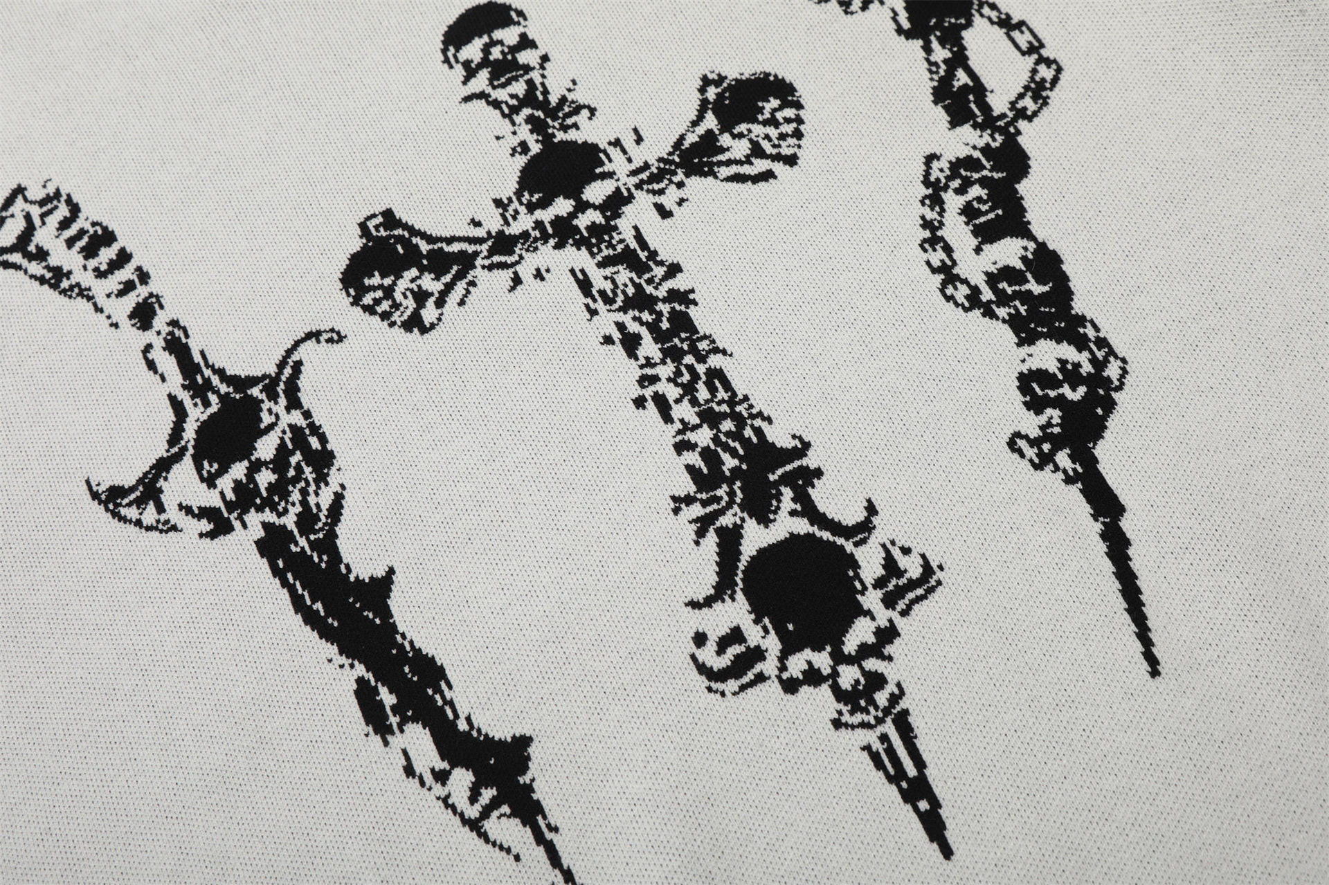 Graphic Knitting T-Shirt - Image 6